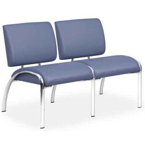 Silla sala de espera NEO, 2 plazas, sin brazos, estructura 4 patas Silla sala de espera NEO, 2 plazas, sin brazos, estructura 4 patas