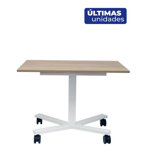 Silla banquetera negra con ruedas y altura ajustable