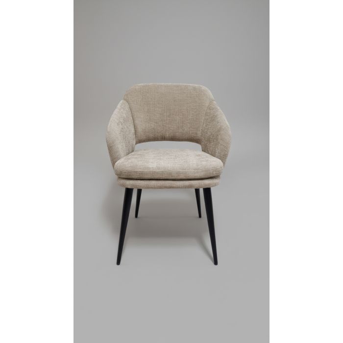 Silla Darro beige para sala de espera, diseño elegante