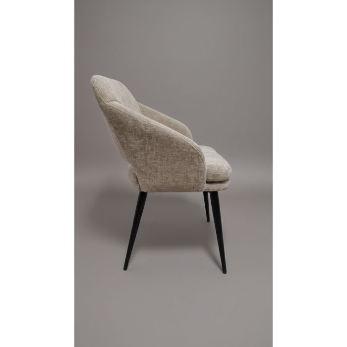 Silla Darro beige para sala de espera, diseño elegante
