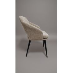 Silla Darro beige para sala de espera, diseño elegante