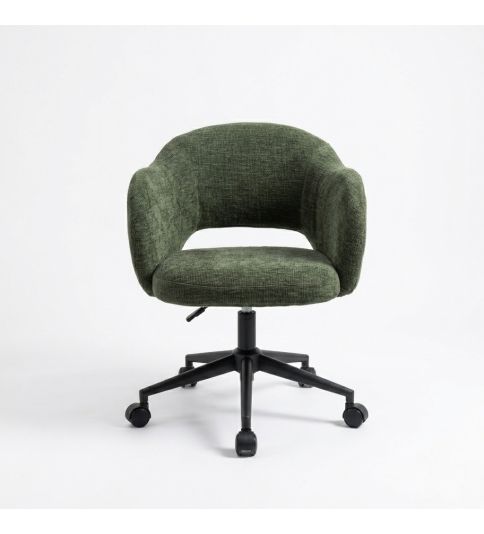 Silla Fardes giratoria verde oscuro, ergonómica