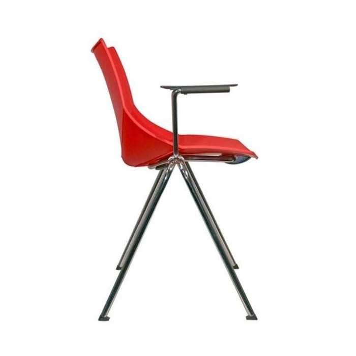 Silla modelo Shell con brazos fijos Silla modelo Shell con brazos fijos