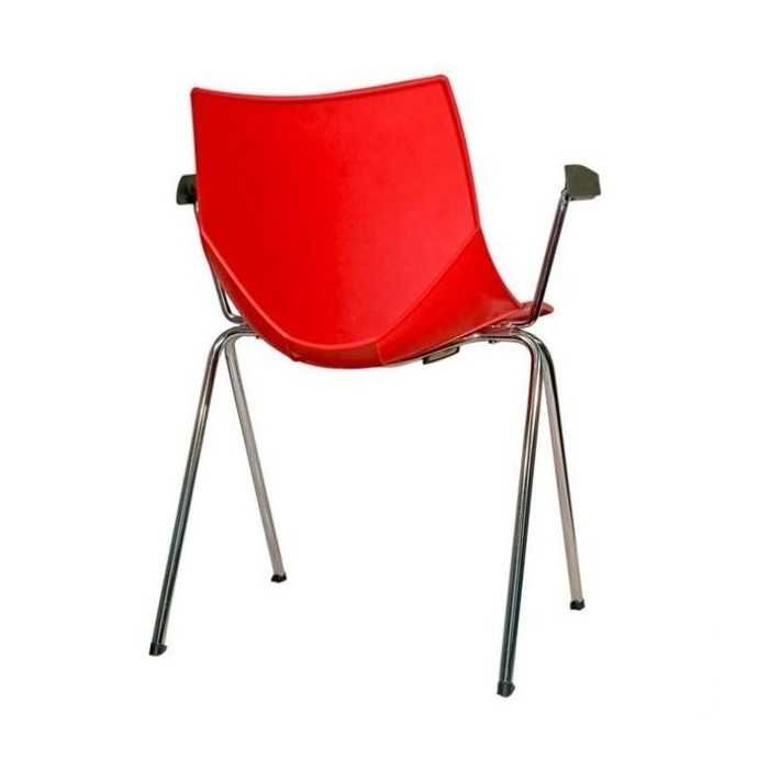 Silla modelo Shell con brazos fijos Silla modelo Shell con brazos fijos
