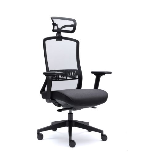 Silla Ergonómica AIRA con Cabezal 3D y Brazos 4D de Euromof