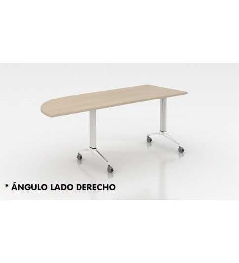 Mesa colectividad plegable NET Rectangular con angulo Mesa colectividad plegable NET Rectangular con angulo