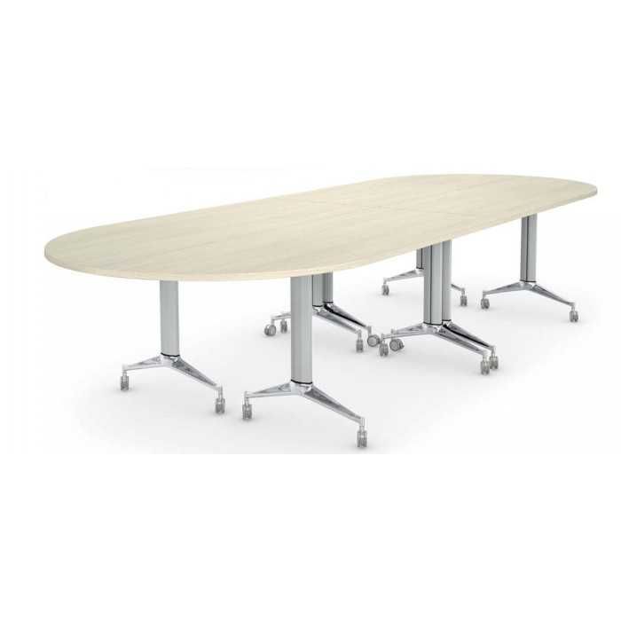Conjunto mesa colectividad plegable NET Rectangular con angulo