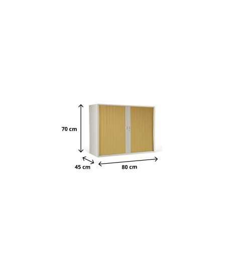 Armario persiana bajo para oficina altura 70 cm Ancho 80-100 o 120 cm Armario persiana bajo para oficina altura 70 cm Ancho 80-100 o 120 cm