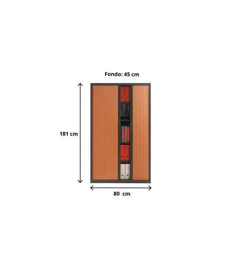 Armario de persiana para oficina Altura 181 cm Ancho 80-100 ó 120 cm Armario de persiana para oficina Altura 181 cm Ancho 80-100 ó 120 cm