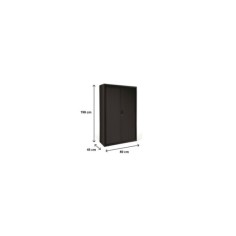 Armario de oficina metálico de persiana Altura 198 cm Ancho 80-100 o 120 cm Armario de oficina metálico de persiana Altura 198 cm Ancho 80-100 o 120 cm
